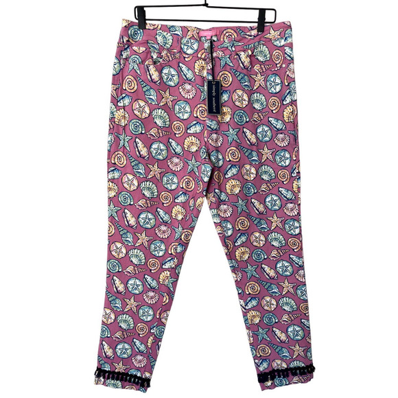 Simply Southern Pink Seashell Pants Size XL NWT - Picture 1 of 6
